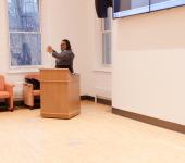 Speaker Tanya Sanders, Williams, Global Commons, Lehigh University WGS, audience